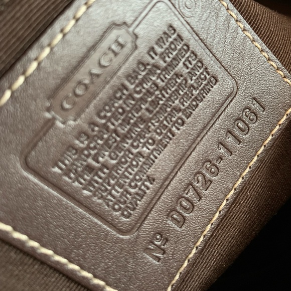 EUC Coach Classic Canvas + Leather Satchel Handbag - Picture 2 of 10